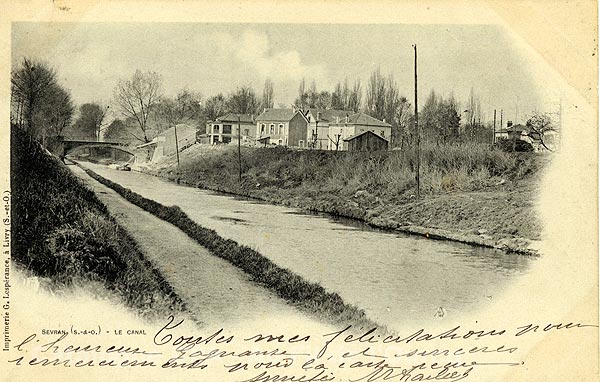 Sevran (S.-et-O ). - Le Canal